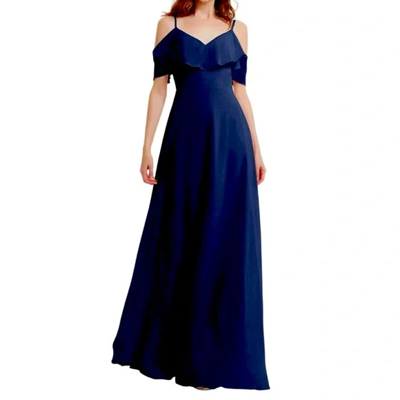 chinese dress ladies Amilia Flutter Sleeve Belted Tiered Maxi Dress – Maggy London